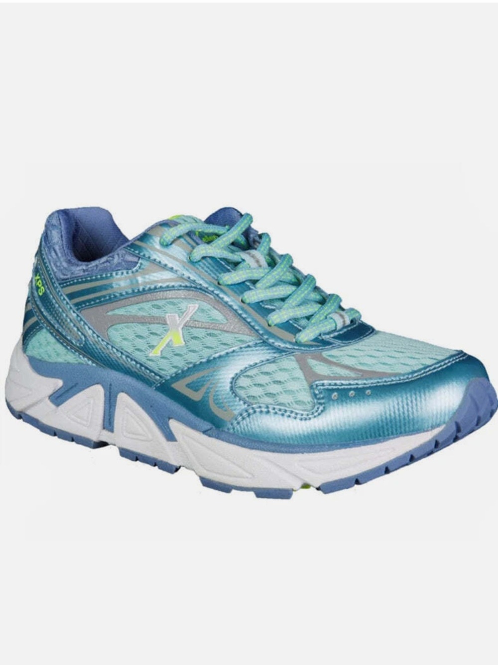 XELERO génesis XPS ocean Teal and Neon Green Women's Sneakers